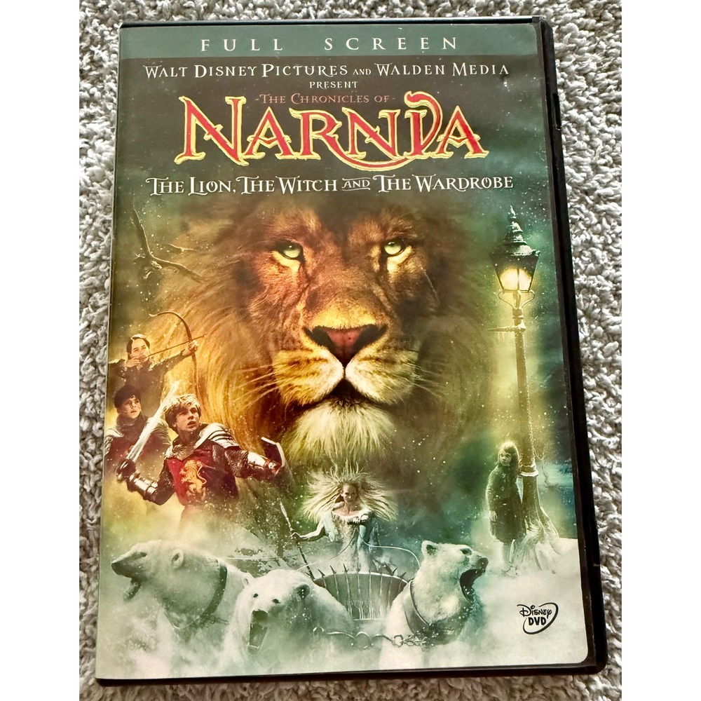 Disney Chronicles of Narnia Lion Witch Wardrobe DVD Excellent Full Screen